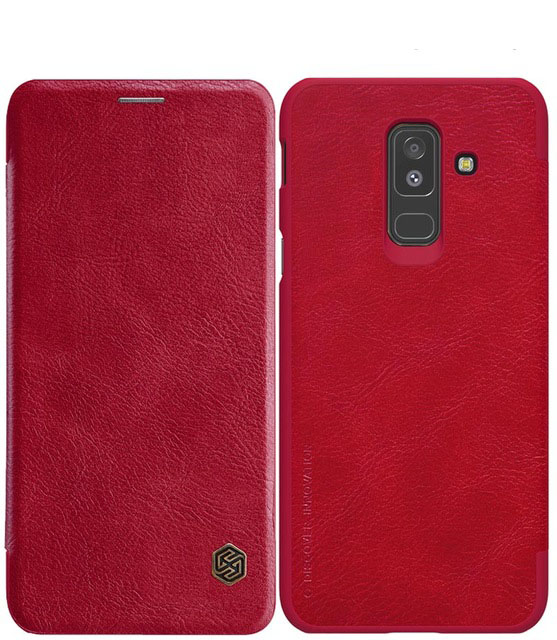 Кожаный чехол (книжка) Nillkin Qin Series для Samsung Galaxy A6 Plus (2018) (Красный) 589277
Кожаный чехол (книжка) Nillkin Qin Series для Samsung Galaxy A6 Plus (2018) (Красный) 589277