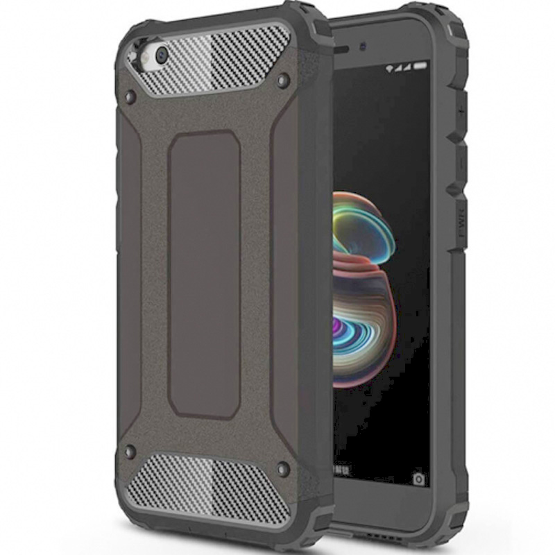Броньований протиударний TPU+PC чохол Immortal на Xiaomi Redmi Go (Металл / Gun Metal) 697162
Броньований протиударний TPU+PC чохол Immortal на Xiaomi Redmi Go (Металл / Gun Metal) 697162