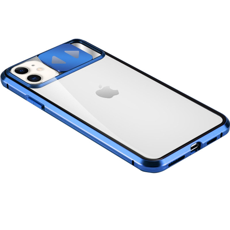 Чохол Camshield 360 Metall + Glass зі шторкою для камери на iPhone 11 (Синій) 1054372
Чохол Camshield 360 Metall + Glass зі шторкою для камери на iPhone 11 (Синій) 1054372