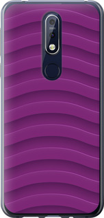 Чехол Pattern Geometric Waves для Nokia 7.1 1624181