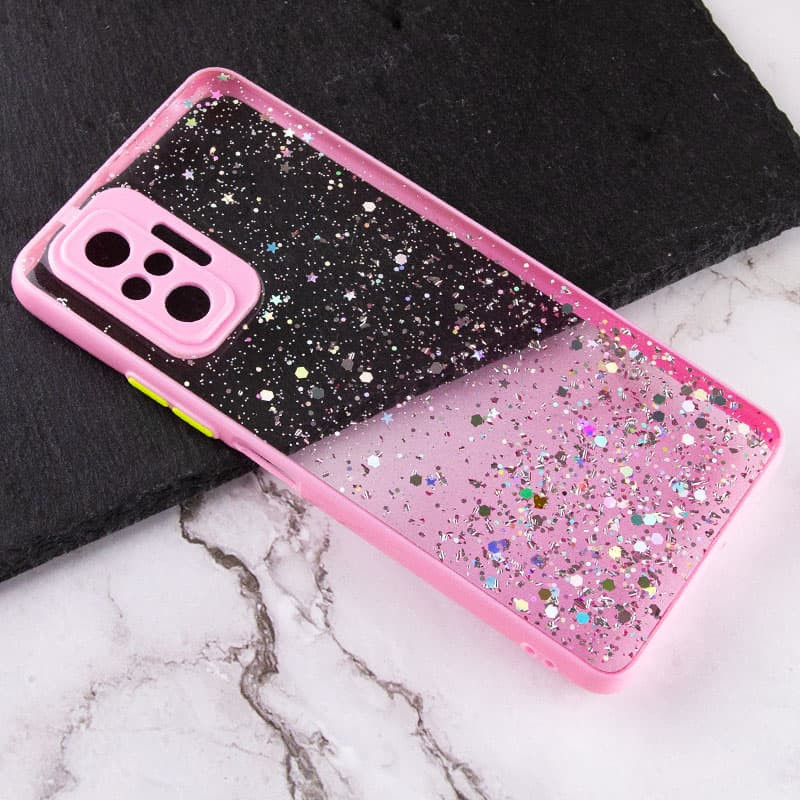 TPU чохол Spangle star з захистом камери для Xiaomi Redmi Note 10 Pro (Рожевий) 1211871
TPU чохол Spangle star з захистом камери для Xiaomi Redmi Note 10 Pro (Рожевий) 1211871