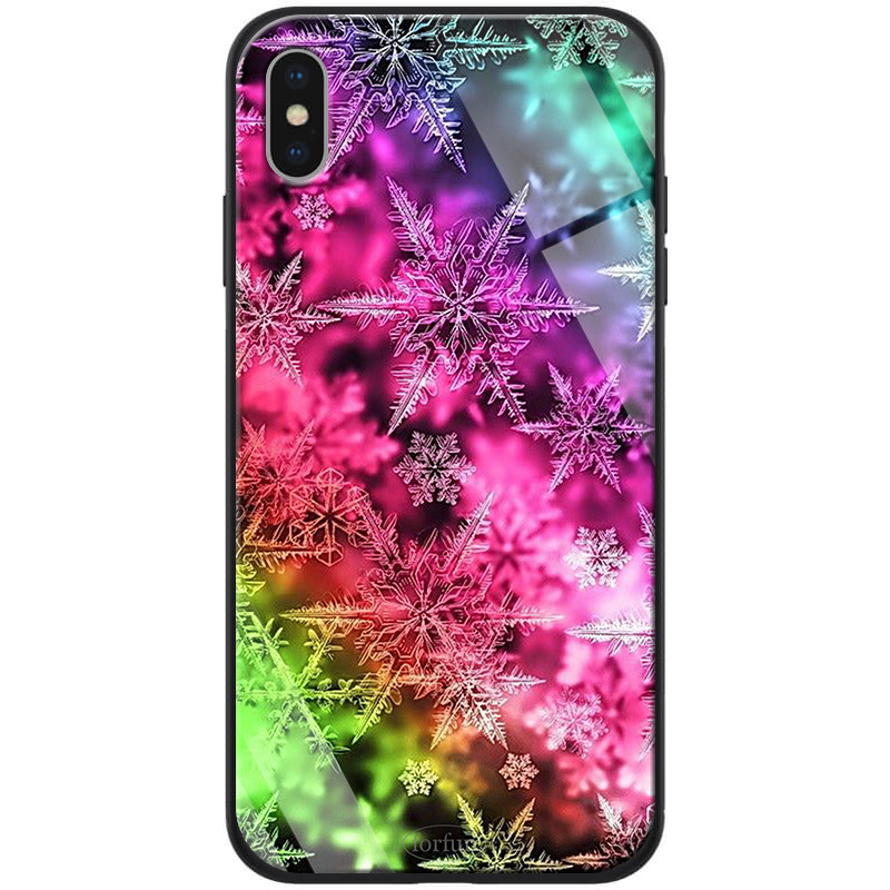 TPU+Glass чохол ForFun для iPhone X (5.8") (Різнокольорові Сніжинки / Рожевий) 790126
TPU+Glass чохол ForFun для iPhone X (5.8") (Різнокольорові Сніжинки / Рожевий) 790126