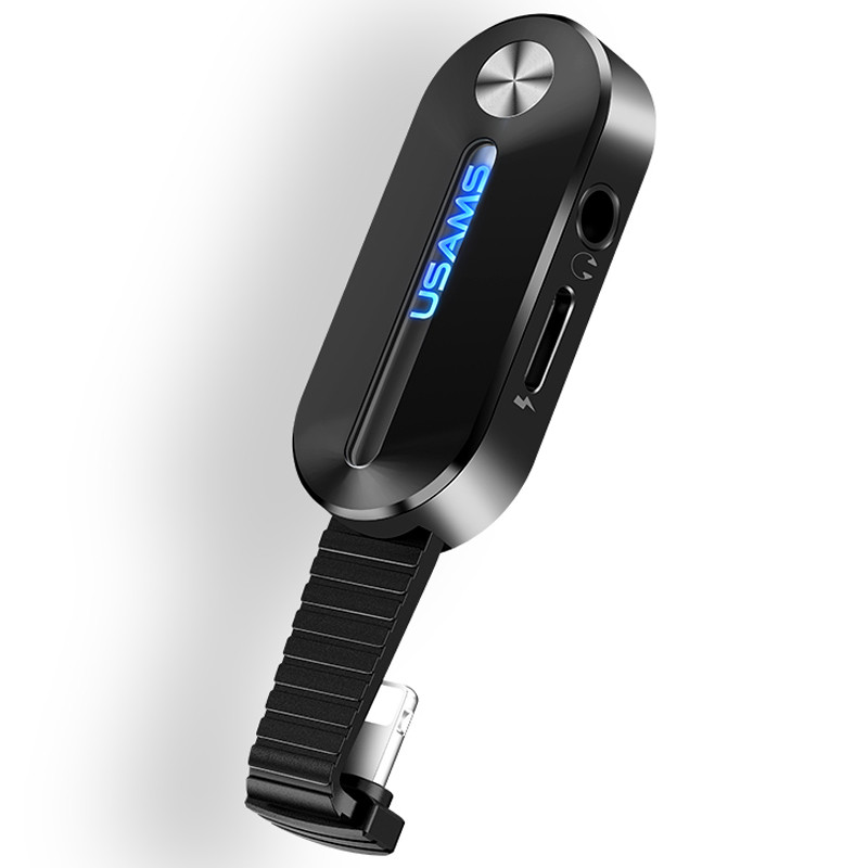 Перехідник Usams US-SJ358 AU10 Lightning to 3.5mm + Lightning, LED light (Чорний) 1109330
Перехідник Usams US-SJ358 AU10 Lightning to 3.5mm + Lightning, LED light (Чорний) 1109330