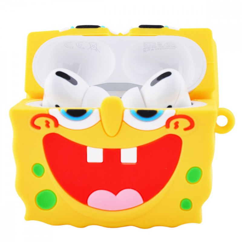 Силиконовый футляр с кольцом SpongeBob для наушников AirPods Pro (Sponge Bob / Желтый) 871850
Силиконовый футляр с кольцом SpongeBob для наушников AirPods Pro (Sponge Bob / Желтый) 871850
