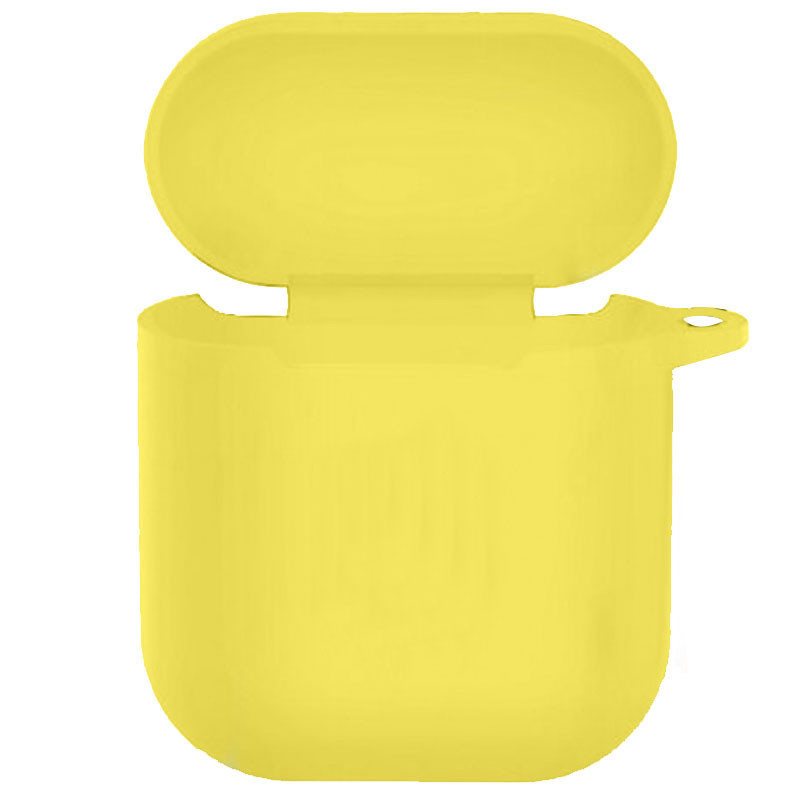 Силіконовий футляр New з карабіном для навушників Airpods 1/2 (Жовтий / Yellow) 1185242
Силіконовий футляр New з карабіном для навушників Airpods 1/2 (Жовтий / Yellow) 1185242
