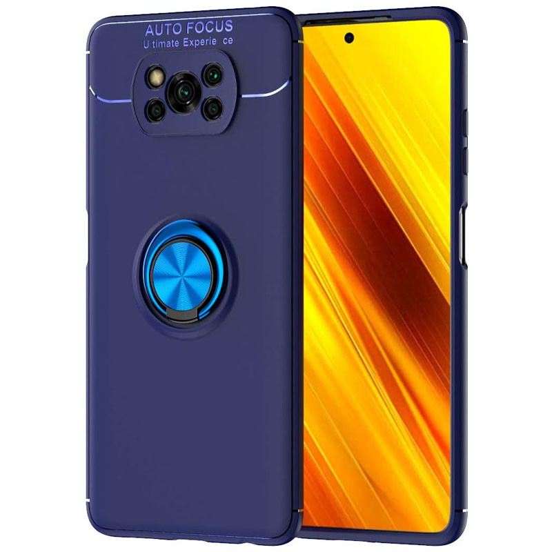 TPU чохол Deen ColorRing під магнітний тримач (opp) для Xiaomi Poco X3 NFC (Синій / Синій) 1067095
TPU чохол Deen ColorRing під магнітний тримач (opp) для Xiaomi Poco X3 NFC (Синій / Синій) 1067095