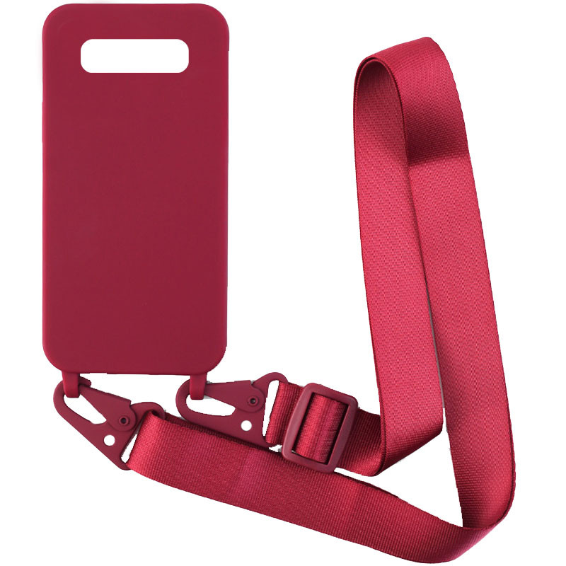 Чохол Crossbody з довгим кольоровим ремінцем на Samsung Galaxy S10 (Червоний) 1187341
Чохол Crossbody з довгим кольоровим ремінцем на Samsung Galaxy S10 (Червоний) 1187341