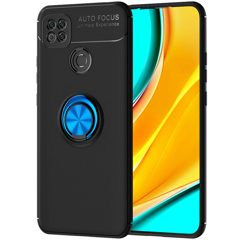 TPU чехол Deen ColorRing под магнитный держатель (opp) для Xiaomi Redmi 9C (Черный / Синий) 929984
TPU чехол Deen ColorRing под магнитный держатель (opp) для Xiaomi Redmi 9C (Черный / Синий) 929984