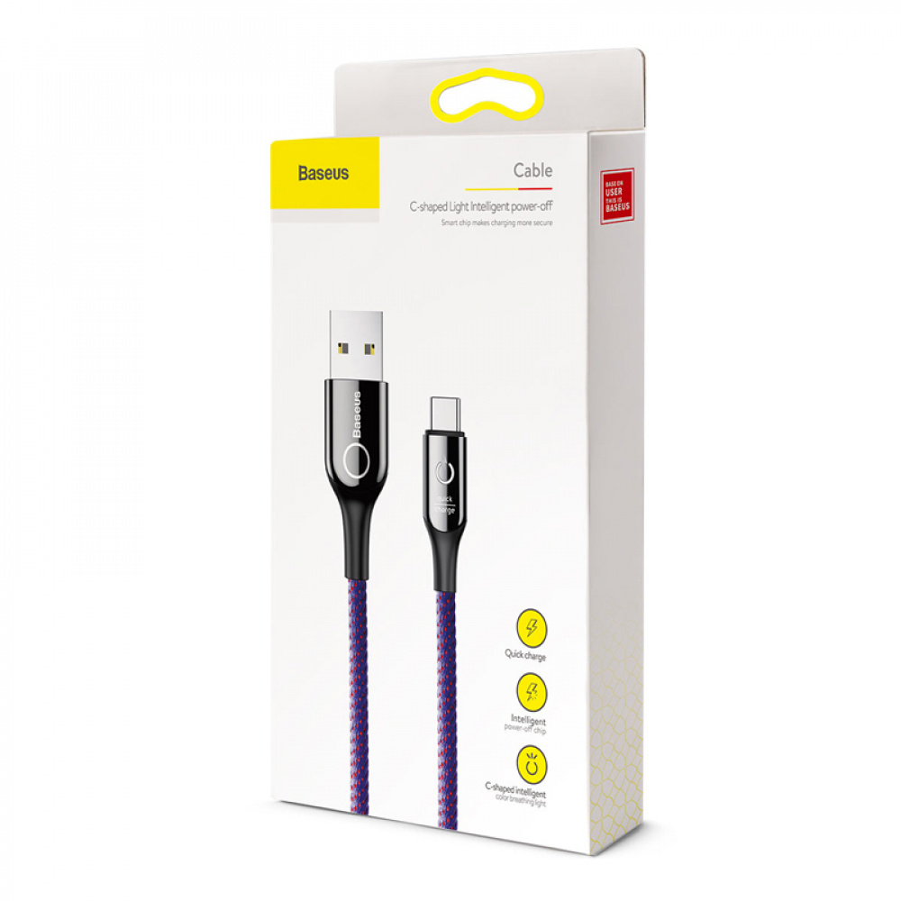 Дата кабель Baseus C-shaped (зі світловим індикатором) USB to Type-C 3A (1m) (Фіолетовий) 747035
Дата кабель Baseus C-shaped (зі світловим індикатором) USB to Type-C 3A (1m) (Фіолетовий) 747035