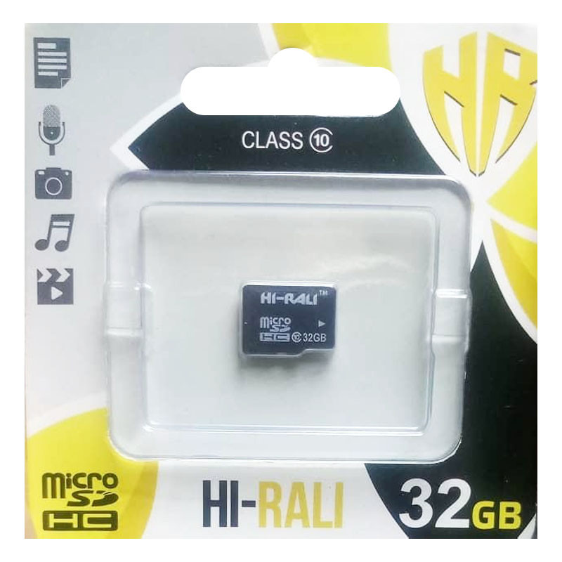 Карта пам'яті Hi-Rali microSDXC (UHS-3) 32 GB Card Class 10 без адаптера (Чорний) 1162911
Карта пам'яті Hi-Rali microSDXC (UHS-3) 32 GB Card Class 10 без адаптера (Чорний) 1162911