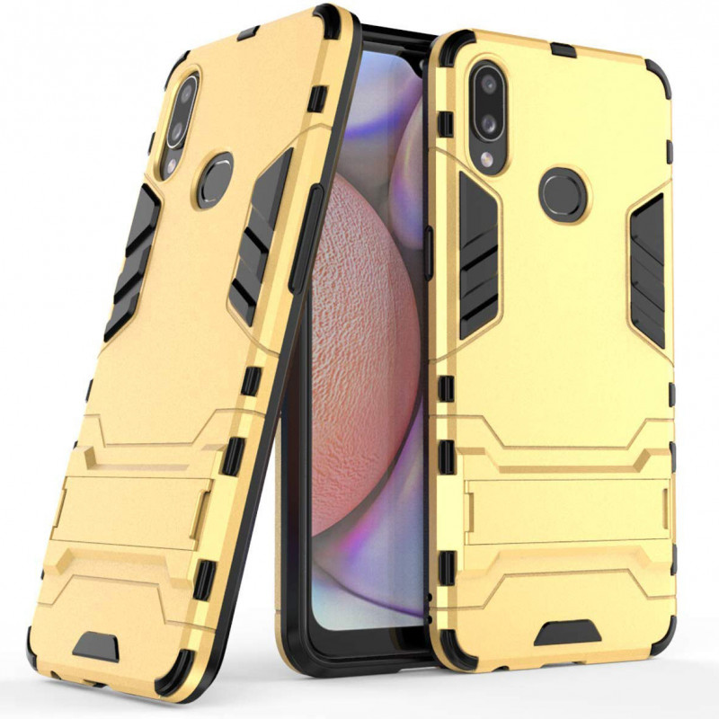 Ударопрочный чехол-подставка Transformer для Samsung Galaxy A10s с мощной защитой корпуса (Золотой / Champagne Gold) 789449
Ударопрочный чехол-подставка Transformer для Samsung Galaxy A10s с мощной защитой корпуса (Золотой / Champagne Gold) 789449