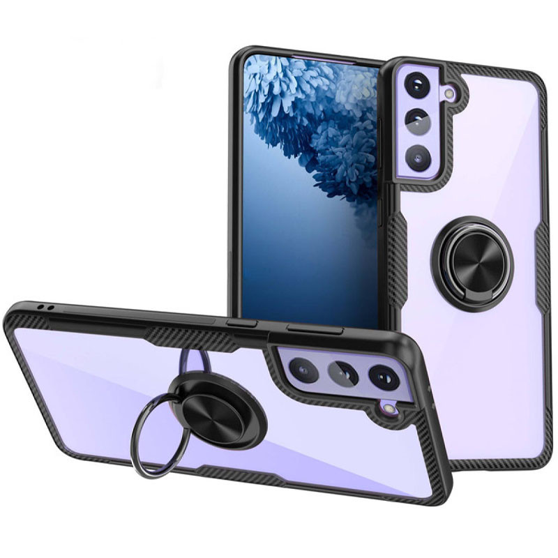 TPU+PC чохол Deen CrystalRing for Magnet (opp) на Samsung Galaxy S21 (Прозорий / Чорний) 1104747
TPU+PC чохол Deen CrystalRing for Magnet (opp) на Samsung Galaxy S21 (Прозорий / Чорний) 1104747