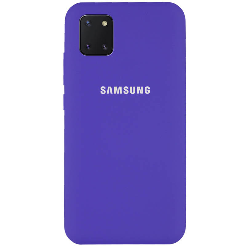 Чехол Silicone Cover Full Protective (AA) для Samsung Galaxy Note 10 Lite (A81) (Фиолетовый / Purple) 902051
Чехол Silicone Cover Full Protective (AA) для Samsung Galaxy Note 10 Lite (A81) (Фиолетовый / Purple) 902051
