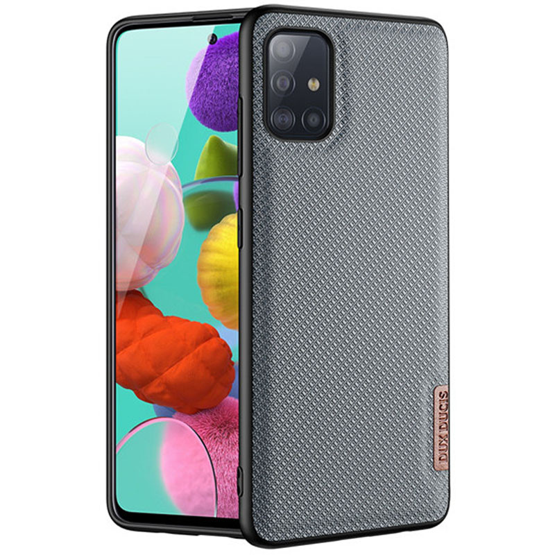Чехол TPU+Textile Dux Ducis Fino для Samsung Galaxy A51 (Серый / Crystal Blue) 1101088
Чехол TPU+Textile Dux Ducis Fino для Samsung Galaxy A51 (Серый / Crystal Blue) 1101088