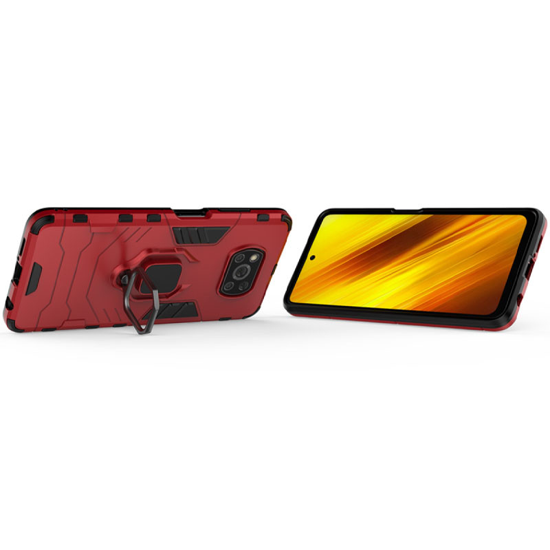 Ударостійкий чохол Transformer Ring for Magnet для Xiaomi Poco X3 NFC (Червоний / Dante Red) 1066333
Ударостійкий чохол Transformer Ring for Magnet для Xiaomi Poco X3 NFC (Червоний / Dante Red) 1066333