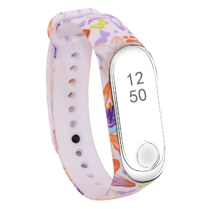 Силиконовый ремешок с рисунком для Xiaomi Mi Band 3/4 (Фиолетовые метелики / Білий) 926429
Силиконовый ремешок с рисунком для Xiaomi Mi Band 3/4 (Фиолетовые метелики / Білий) 926429