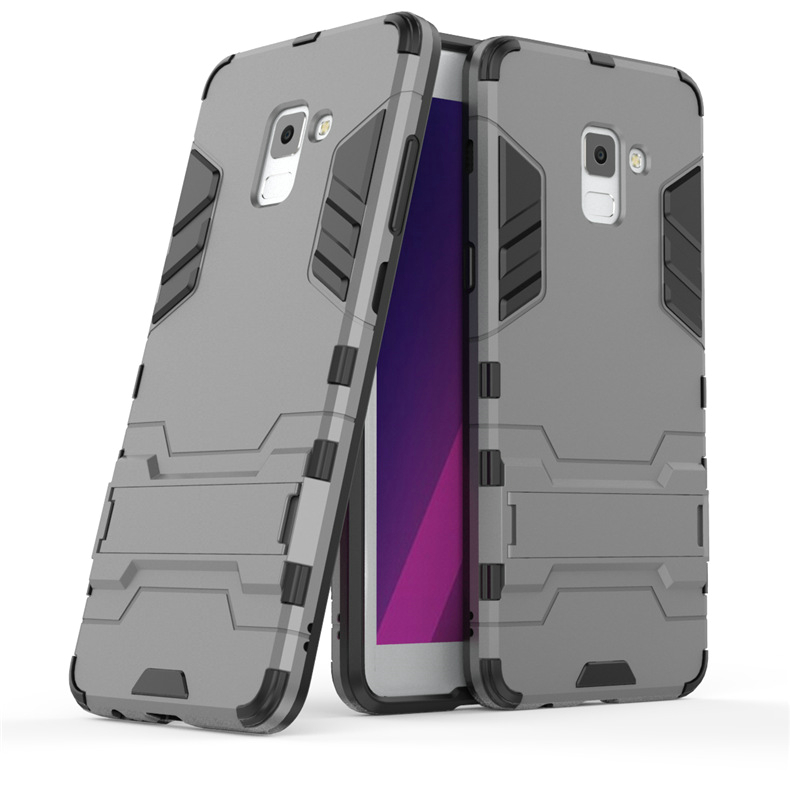 Ударопрочный чехол-подставка Transformer для Samsung A730 Galaxy A8+ (2018) с мощной защитой корпуса (Серый / Metal slate) 418656
Ударопрочный чехол-подставка Transformer для Samsung A730 Galaxy A8+ (2018) с мощной защитой корпуса (Серый / Metal slate) 418656