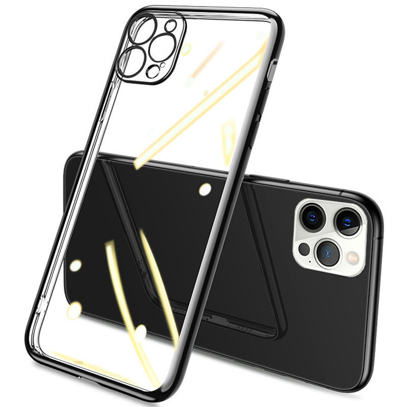 Прозорий силіконовий чохол глянцева окантовка Full Camera на Apple iPhone 13 Pro Max (6.7") (Чорний) 1210938
Прозорий силіконовий чохол глянцева окантовка Full Camera на Apple iPhone 13 Pro Max (6.7") (Чорний) 1210938