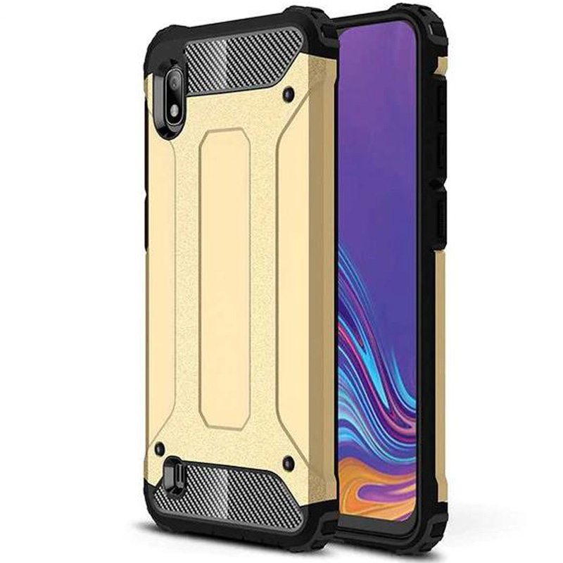 Бронированный противоударный TPU+PC чехол Immortal для Samsung Galaxy A10 (A105F) (Золотой) 697120
Бронированный противоударный TPU+PC чехол Immortal для Samsung Galaxy A10 (A105F) (Золотой) 697120