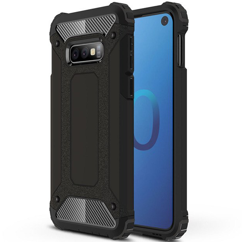 Броньований протиударний TPU+PC чохол Immortal на Samsung Galaxy S10e (Чорний) 684529
Броньований протиударний TPU+PC чохол Immortal на Samsung Galaxy S10e (Чорний) 684529