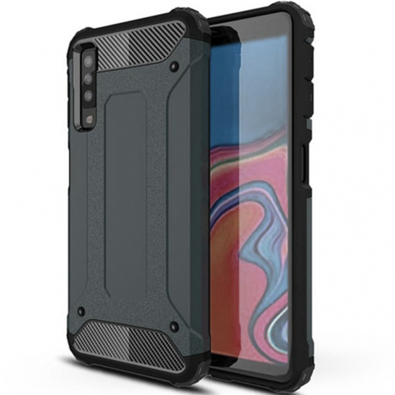 Бронированный противоударный TPU+PC чехол Immortal для Samsung Galaxy A70 (A705F) (Металл / Gun Metal) 707633
Бронированный противоударный TPU+PC чехол Immortal для Samsung Galaxy A70 (A705F) (Металл / Gun Metal) 707633