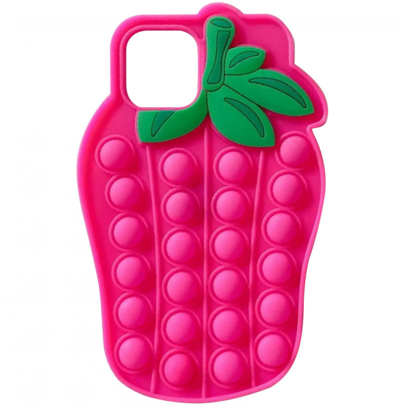 Фигурный силиконовый 3D чехол-антистресс Pop it Bubble Клубника для Apple iPhone 11 (6.1") (Розовый) 1160142
Фигурный силиконовый 3D чехол-антистресс Pop it Bubble Клубника для Apple iPhone 11 (6.1") (Розовый) 1160142