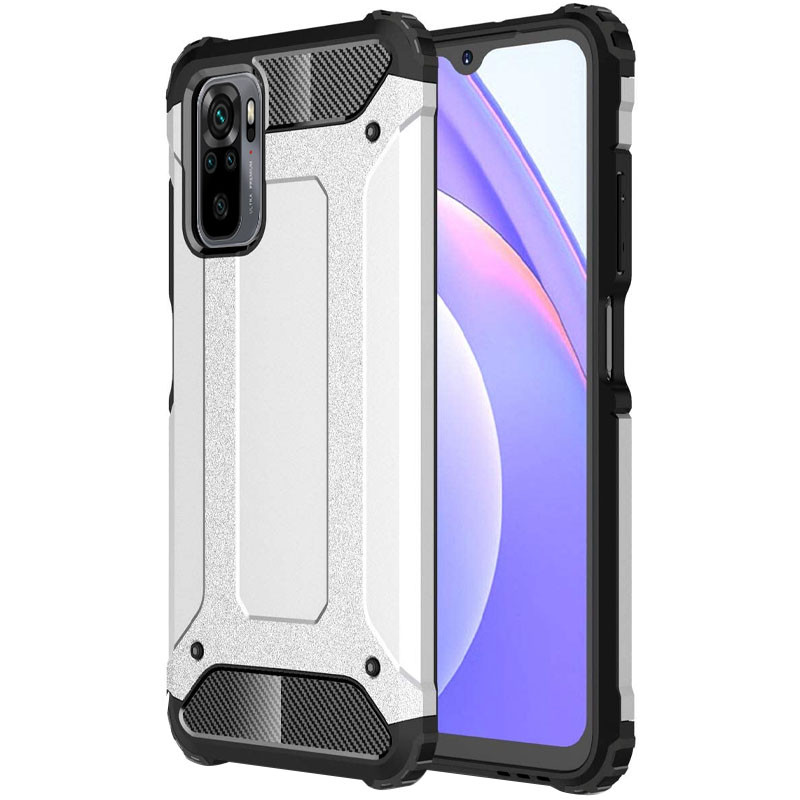 Броньований протиударний TPU+PC чохол Immortal для Xiaomi Redmi Note 10 (Срібний) 1172276
Броньований протиударний TPU+PC чохол Immortal для Xiaomi Redmi Note 10 (Срібний) 1172276