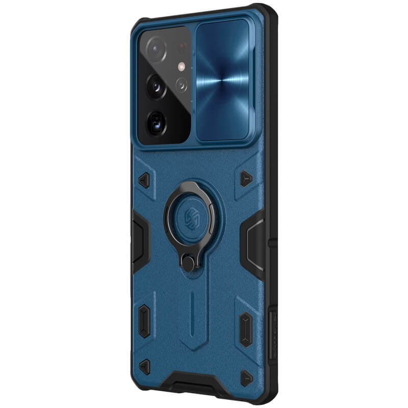 TPU+PC чохол Nillkin CamShield Armor no logo (шторка на камеру) на Samsung Galaxy S21 Ultra (Синій) 1114154
TPU+PC чохол Nillkin CamShield Armor no logo (шторка на камеру) на Samsung Galaxy S21 Ultra (Синій) 1114154