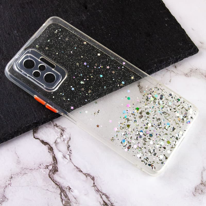 TPU чохол Spangle star з захистом камери для Xiaomi Redmi Note 10 Pro (Прозорий) 1211870
TPU чохол Spangle star з захистом камери для Xiaomi Redmi Note 10 Pro (Прозорий) 1211870