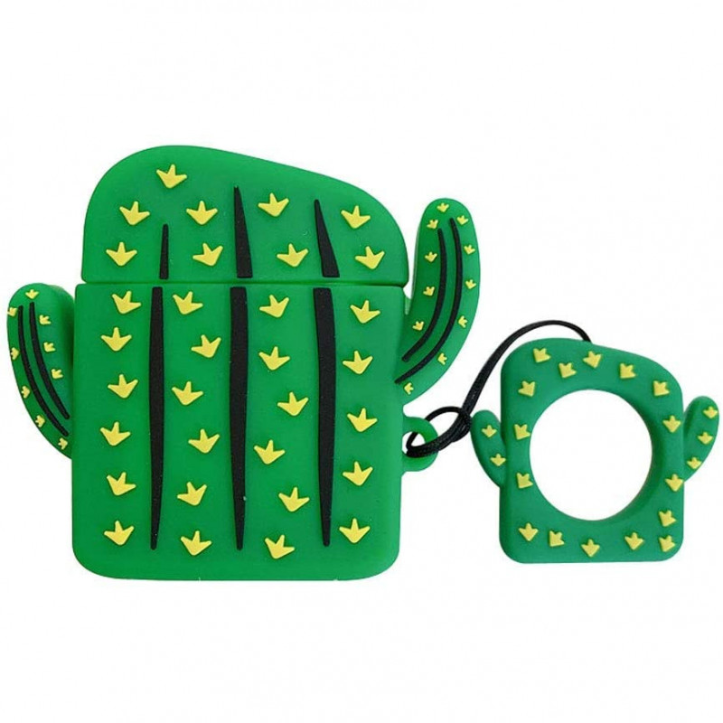Силіконовий футляр Smile Fruits series для навушників AirPods 1/2 + кільце (Cactus) 872893
Силіконовий футляр Smile Fruits series для навушників AirPods 1/2 + кільце (Cactus) 872893
