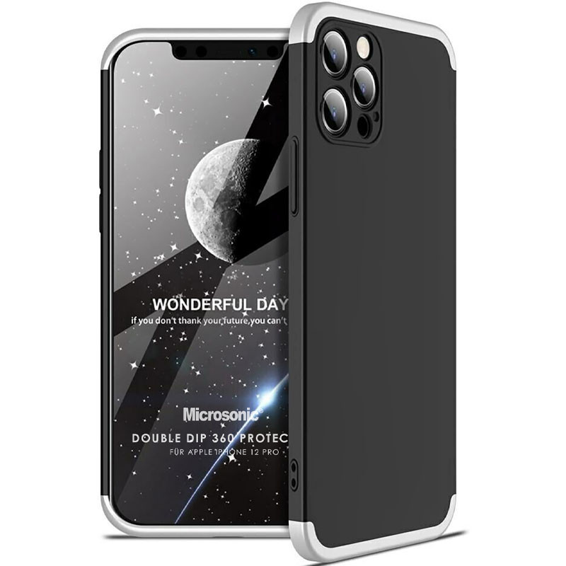 Пластикова накладка GKK LikGus 360 градусів (орр) на Apple iPhone 12 Pro (6.1") (Чорний / Срібний) 1175055
Пластикова накладка GKK LikGus 360 градусів (орр) на Apple iPhone 12 Pro (6.1") (Чорний / Срібний) 1175055