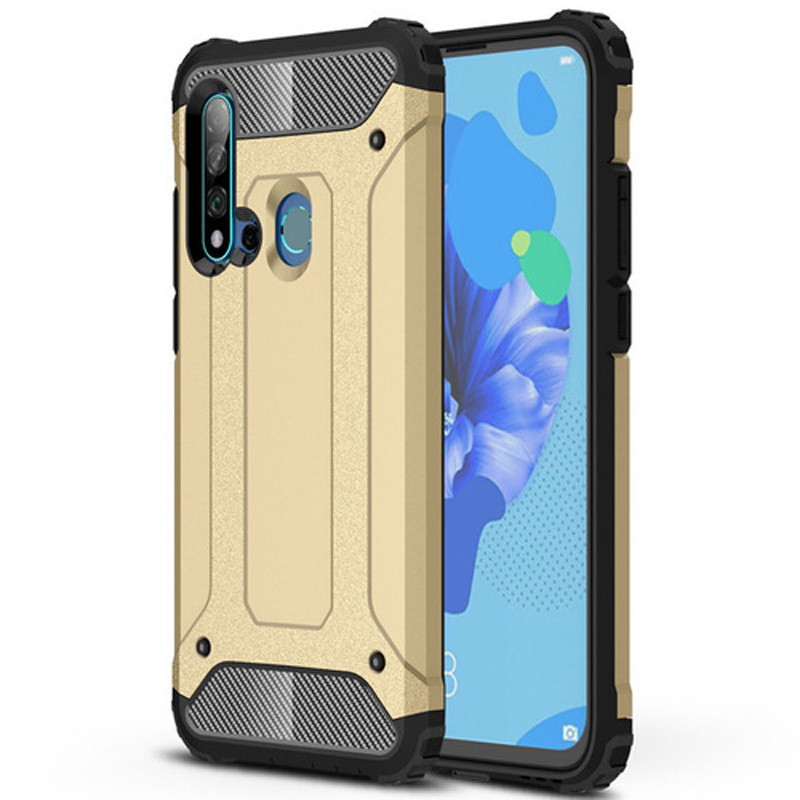 Броньований протиударний TPU+PC чохол Immortal для Huawei P20 lite (2019) (Золотий) 748353
Броньований протиударний TPU+PC чохол Immortal для Huawei P20 lite (2019) (Золотий) 748353