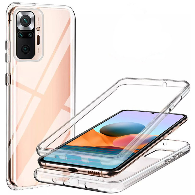 Чехол TPU+PC Full Body с защитой 360 для Xiaomi Redmi Note 10 Pro Max (Прозрачный) 1213670
Чехол TPU+PC Full Body с защитой 360 для Xiaomi Redmi Note 10 Pro Max (Прозрачный) 1213670