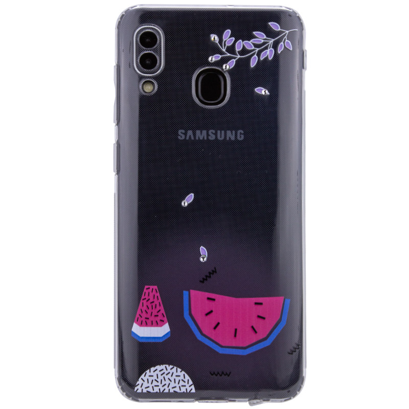 TPU чохол Luxury Diamond full protective для Samsung Galaxy A30 (Блакитний / Кавун) 715278
TPU чохол Luxury Diamond full protective для Samsung Galaxy A30 (Блакитний / Кавун) 715278