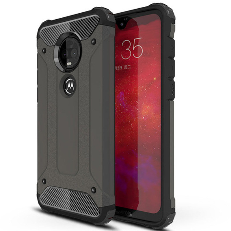 Бронированный противоударный TPU+PC чехол Immortal для Motorola Moto G7 Plus (Металл / Gun Metal) 786282
Бронированный противоударный TPU+PC чехол Immortal для Motorola Moto G7 Plus (Металл / Gun Metal) 786282