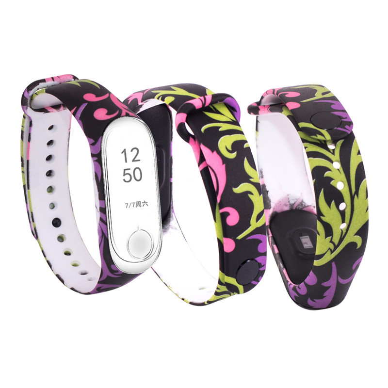 Силиконовый ремешок с рисунком для Xiaomi Mi Band 3/4 (Різнокольорові листя / Чорний) 1064774
Силиконовый ремешок с рисунком для Xiaomi Mi Band 3/4 (Різнокольорові листя / Чорний) 1064774