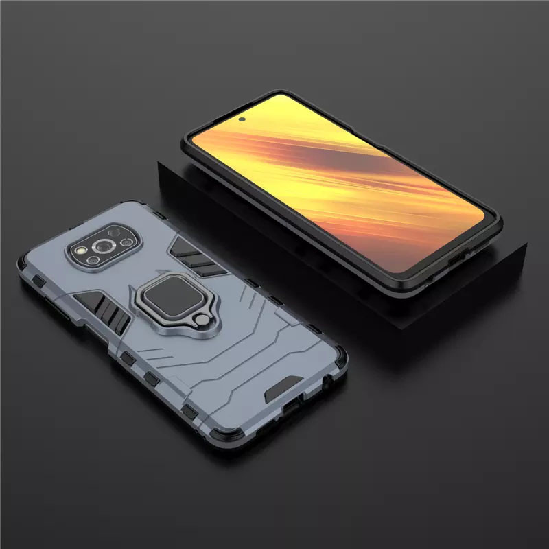 Ударостійкий чохол Transformer Ring for Magnet для Xiaomi Poco X3 NFC (Сірий / Metal slate) 1066335
Ударостійкий чохол Transformer Ring for Magnet для Xiaomi Poco X3 NFC (Сірий / Metal slate) 1066335