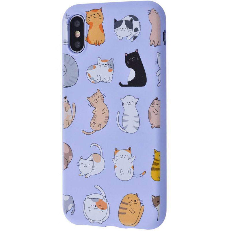 TPU чехол WAVE Fancy для Apple iPhone XS Max (6.5") (Funny cats / Light purple) 1059158
TPU чехол WAVE Fancy для Apple iPhone XS Max (6.5") (Funny cats / Light purple) 1059158