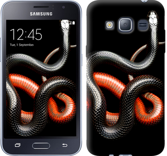 Чохол Червоно-чорна змія на чорному тлі на Samsung Galaxy J1 (2016) Duos J120H 482003
Чохол Червоно-чорна змія на чорному тлі на Samsung Galaxy J1 (2016) Duos J120H 482003