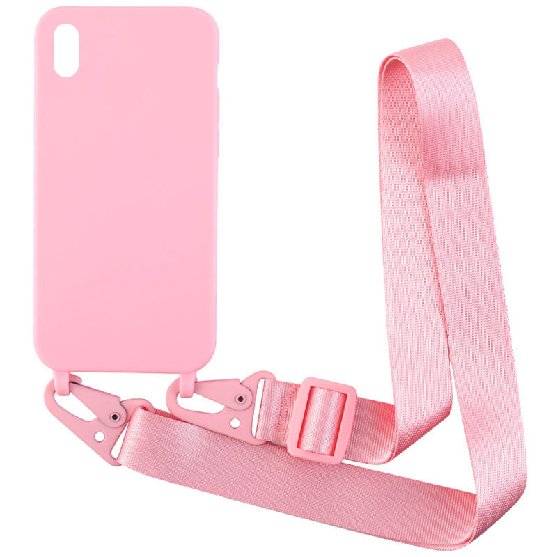 Чохол Crossbody з довгим кольоровим ремінцем на Apple iPhone XS Max (6.5") (Рожевий) 1187295
Чохол Crossbody з довгим кольоровим ремінцем на Apple iPhone XS Max (6.5") (Рожевий) 1187295