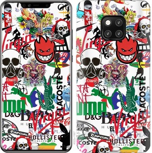 

Чохол Many different logos на Huawei Mate 20 Pro 669498