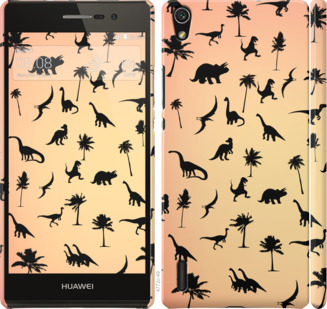 

Чехол Динозаврики 1 для Huawei Ascend P7 894247