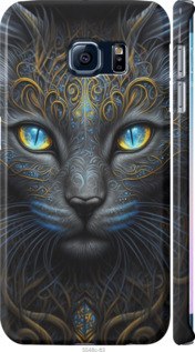 Чохол Узорчата кішка на Samsung Galaxy S6 Edge G925F