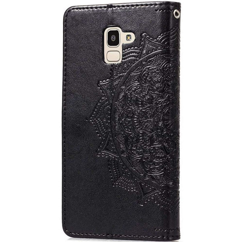 Купити Шкіряний чохол-книжка Art Case з візитницею на Samsung J600F Galaxy J6 (2018) (Чорний) на vchehle.ua
