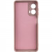 Фото Чохол TPU GETMAN Liquid Silk Full Camera на Motorola Moto G24 (Рожевий / Pink Sand) в маназині vchehle.ua