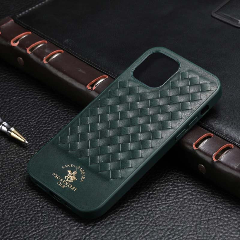 Фото Кожаный чехол Polo Santa Barbara для Apple iPhone 12 Pro / 12 (6.1") (Green) на vchehle.ua