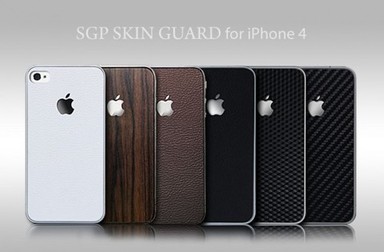 #Защитная наклейка SGP Skin Guard Set Series для Iphone 4