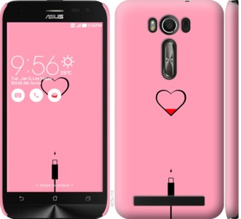 

Чехол Подзарядка сердца1 для Asus ZenFone 2 Laser ZE500KL 730456