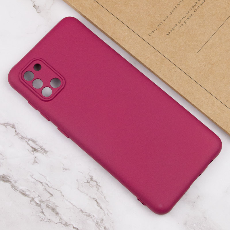 Чехол Silicone Cover Lakshmi Full Camera (A) для Samsung Galaxy A31 (Бордовый / Marsala) в магазине vchehle.ua