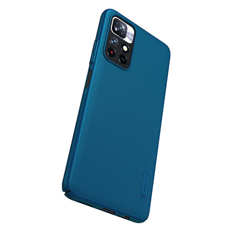 Купить Чехол Nillkin Matte для Xiaomi Redmi Note 11 5G / Poco M4 Pro 5G (Бирюзовый / Peacock blue) на vchehle.ua